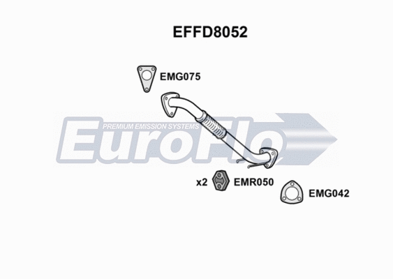 Exhaust Pipe (EFFD8052)