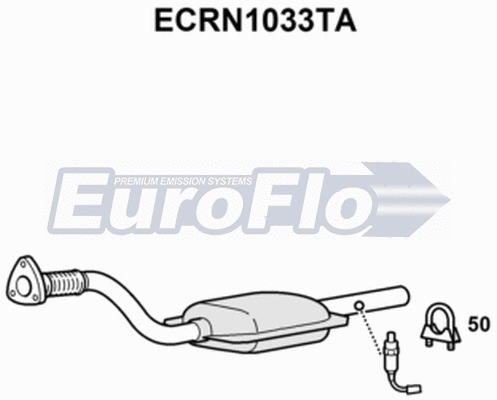 Catalytic Converter (ECRN1033TA)