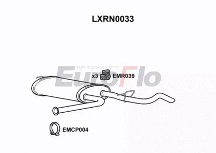 Rear Muffler (LXRN0033)
