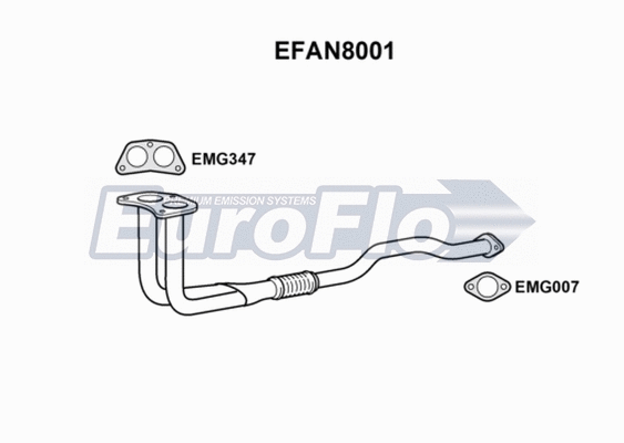 Exhaust Pipe (EFAN8001)