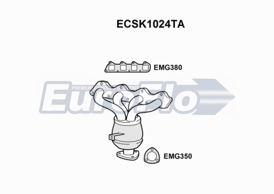 Catalytic Converter (ECSK1024TA)