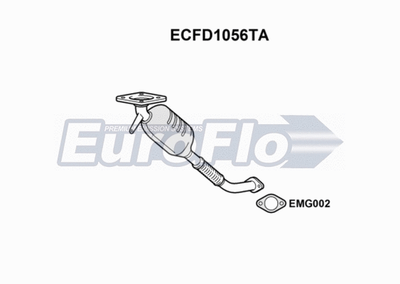 Catalytic Converter (ECFD1056TA)