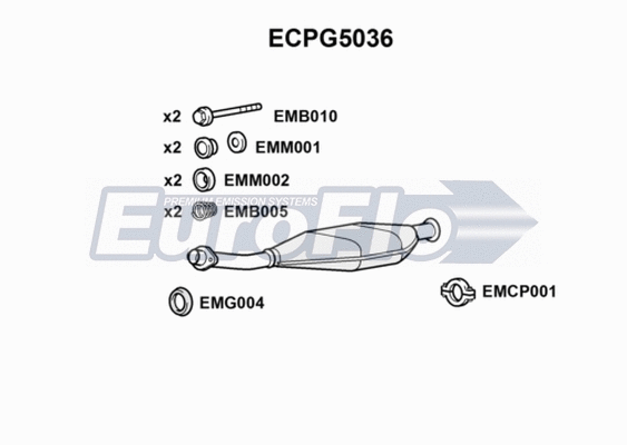 Catalytic Converter (ECPG5036)
