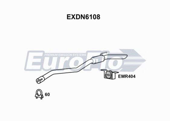 Rear Muffler (EXDN6108)
