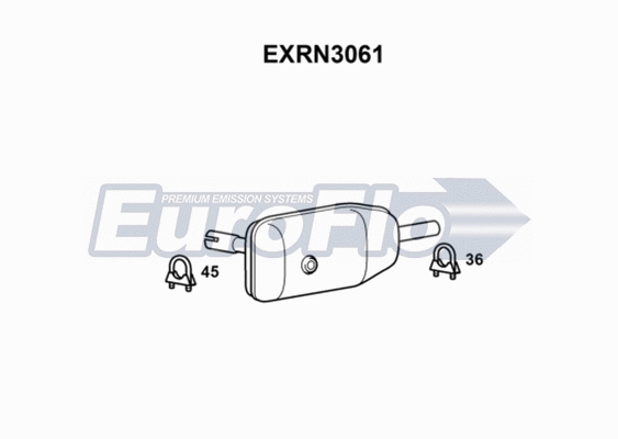 Centre Muffler (EXRN3061)