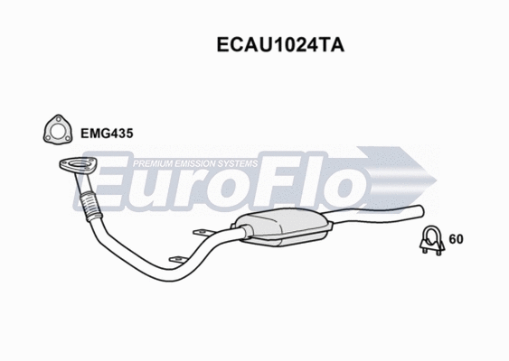 Catalytic Converter (ECAU1024TA)