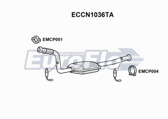 Catalytic Converter (ECCN1036TA)