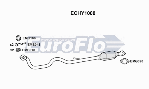 Catalytic Converter (ECHY1000)