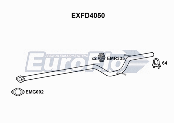 Exhaust Pipe (EXFD4050)