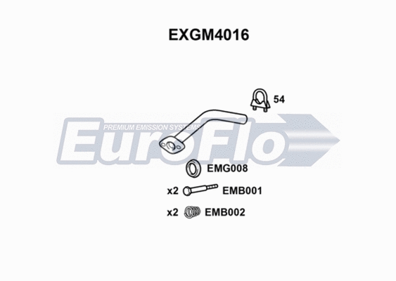 Exhaust Pipe (EXGM4016)