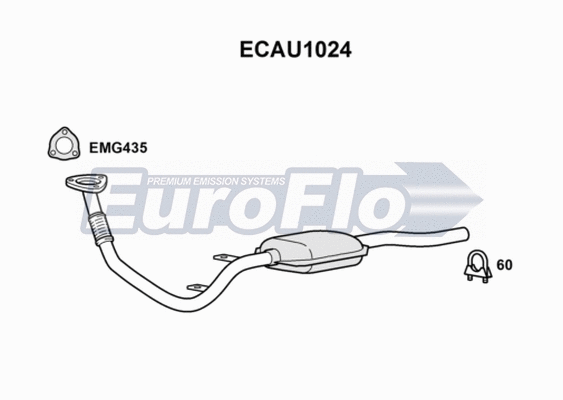 Catalytic Converter (ECAU1024)