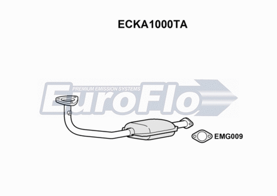 Catalytic Converter (ECKA1000TA)