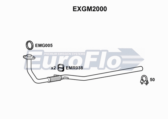Exhaust Pipe (EXGM2000)