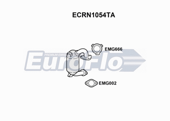 Catalytic Converter (ECRN1054TA)