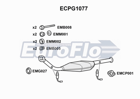 Catalytic Converter (ECPG1077)