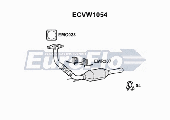 Catalytic Converter (ECVW1054)