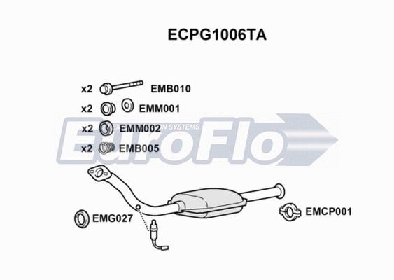 Catalytic Converter (ECPG1006TA)