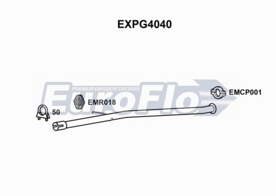 Exhaust Pipe (EXPG4040)