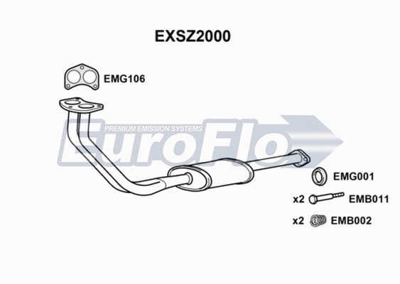 Exhaust Pipe (EXSZ2000)