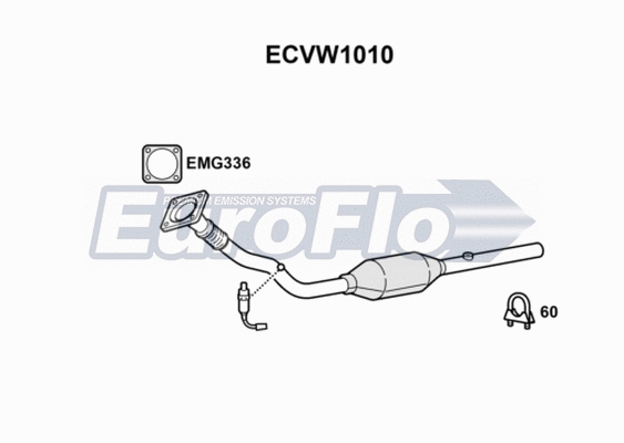 Catalytic Converter (ECVW1010)
