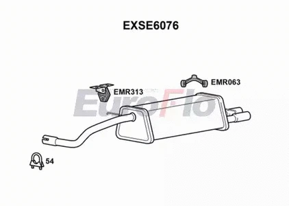 Rear Muffler (EXSE6076)