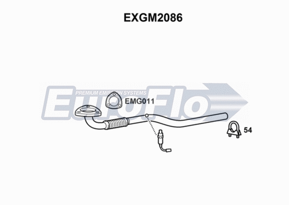 Exhaust Pipe (EXGM2086)