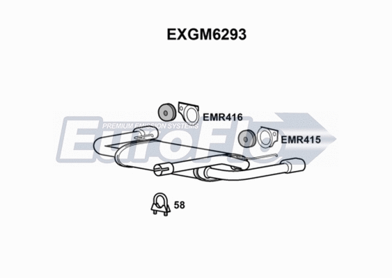 Rear Muffler (EXGM6293)