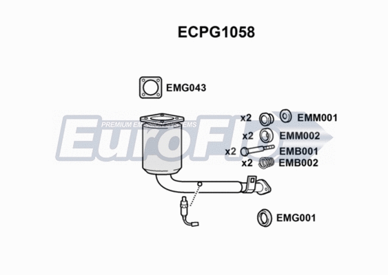 Catalytic Converter (ECPG1058)