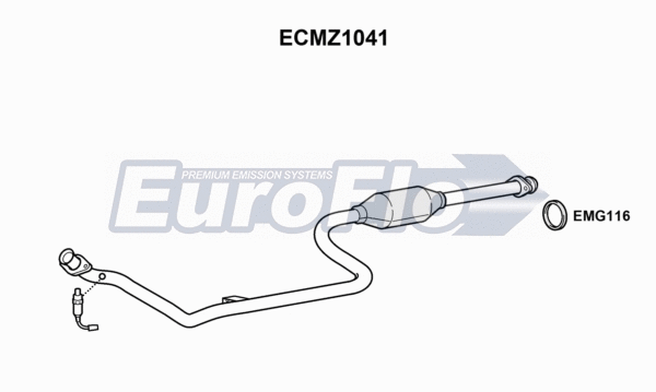 Catalytic Converter (ECMZ1041)
