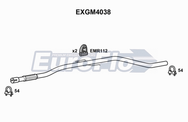 Exhaust Pipe (EXGM4038)