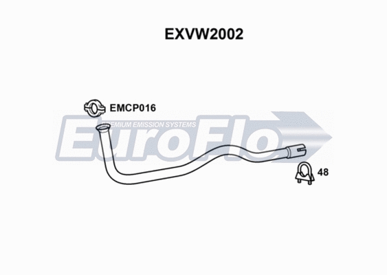 Exhaust Pipe (EXVW2002)