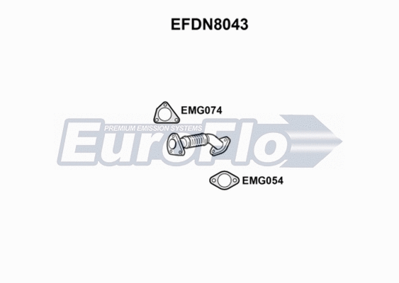 Exhaust Pipe (EFDN8043)