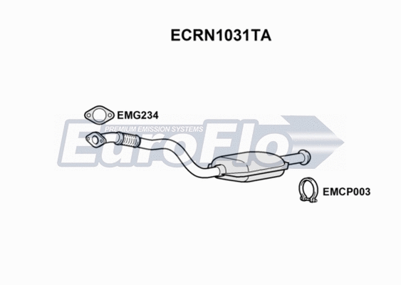 Catalytic Converter (ECRN1031TA)
