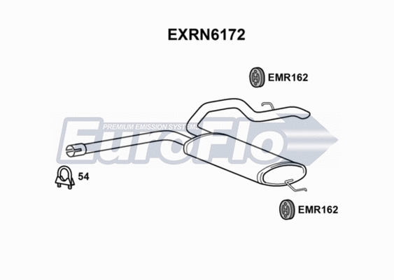 Rear Muffler (EXRN6172)
