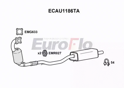 Catalytic Converter (ECAU1186TA)