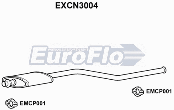 Centre Muffler (EXCN3004)