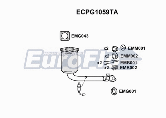 Catalytic Converter (ECPG1059TA)
