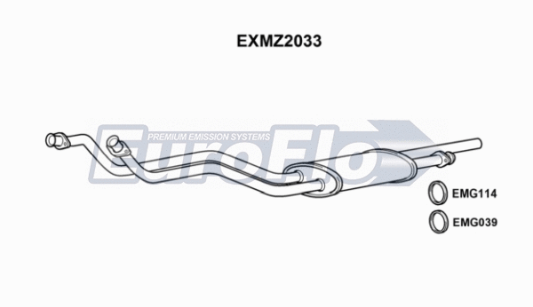Exhaust Pipe (EXMZ2033)