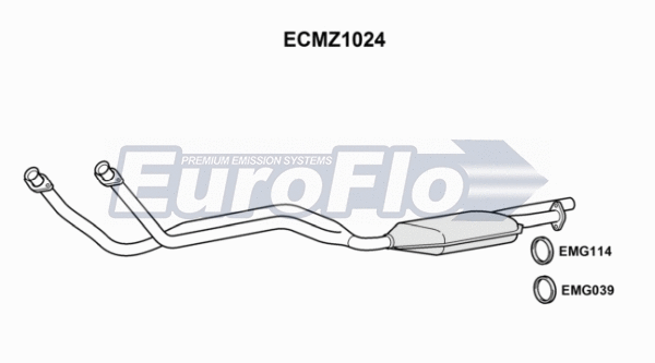 Catalytic Converter (ECMZ1024)