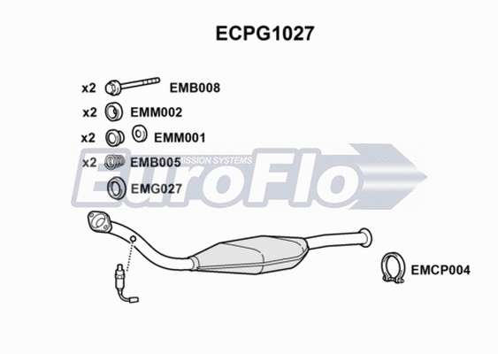 Catalytic Converter (ECPG1027)