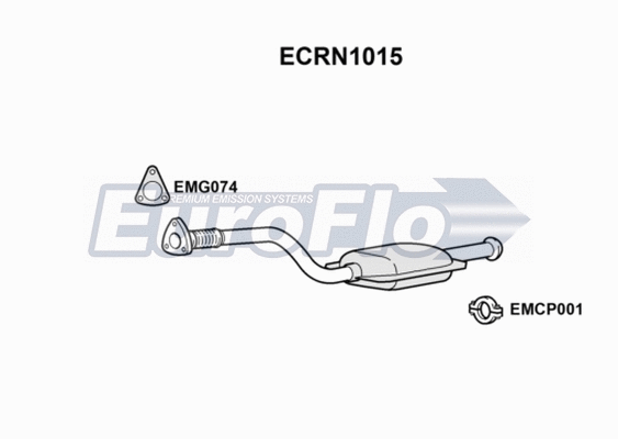 Catalytic Converter (ECRN1015)