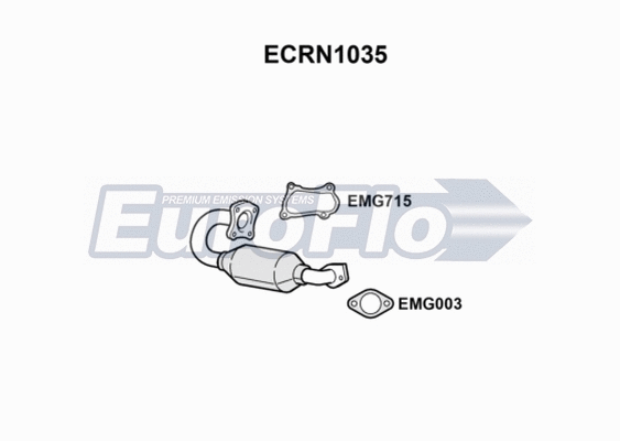 Catalytic Converter (ECRN1035)