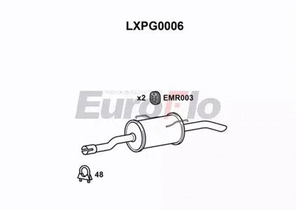 Rear Muffler (LXPG0006)