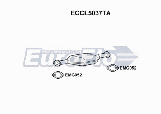 Catalytic Converter (ECCL5037TA)