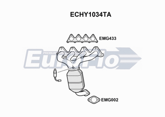 Catalytic Converter (ECHY1034TA)