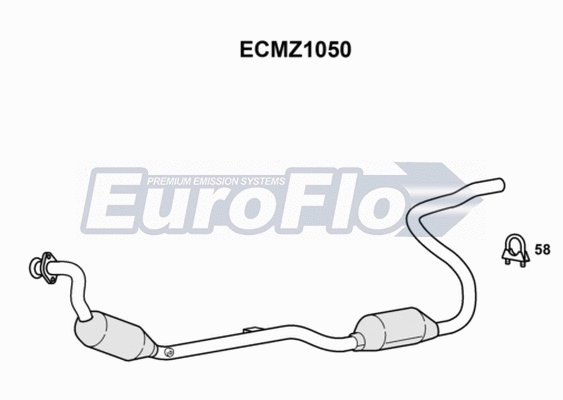 Catalytic Converter (ECMZ1050)