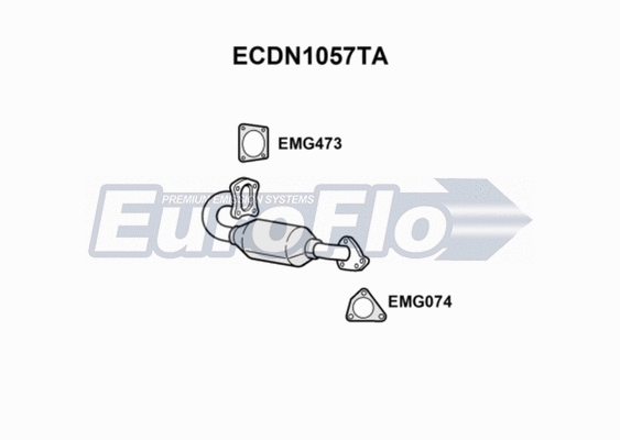 Catalytic Converter (ECDN1057TA)