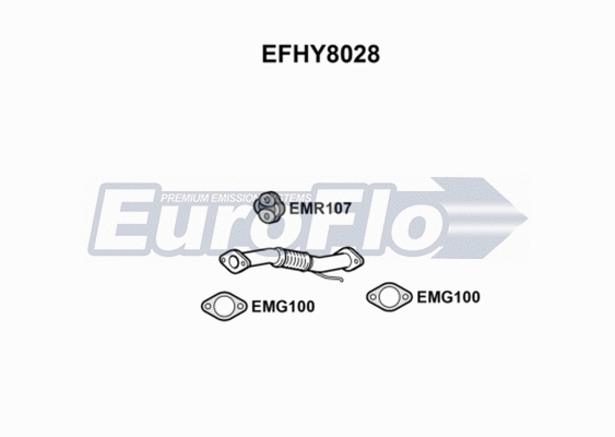 Exhaust Pipe (EFHY8028)