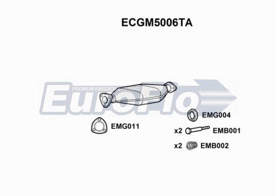 Catalytic Converter (ECGM5006TA)