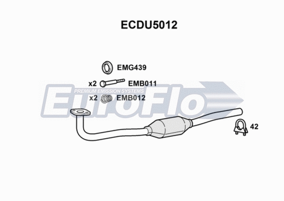 Catalytic Converter (ECDU5012)